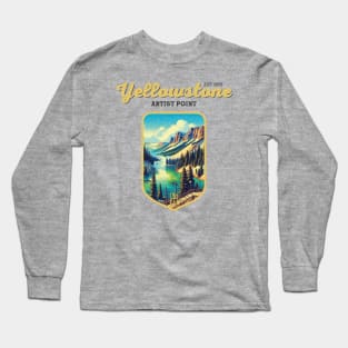 USA - NATIONAL PARK - YELLOWSTONE - Yellowstone Artists Point -24 Long Sleeve T-Shirt